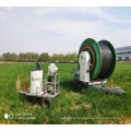 fertilizing and water hose reel irrigator